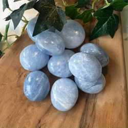 Blå Kalcit - Palmstone liten