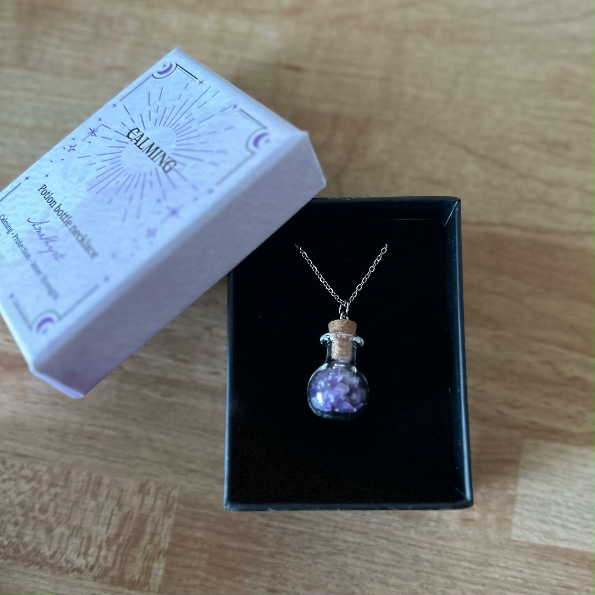 Ametist - Halsband Lugn