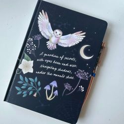Anteckningsblock med Sodalitpenna - Night Owl