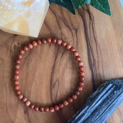 Brecci Jaspis armband 4mm runda stenar