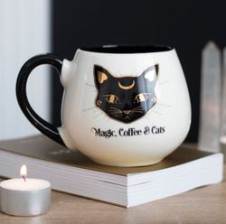 Mugg - "Magic, coffee & cats"