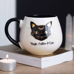 Mugg - "Magic, coffee & cats"