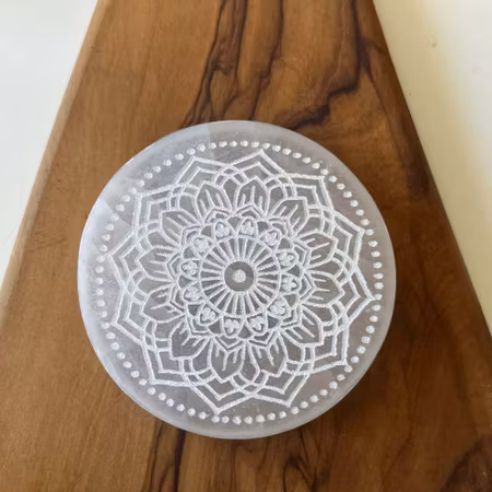 Selenit platta - Mandala