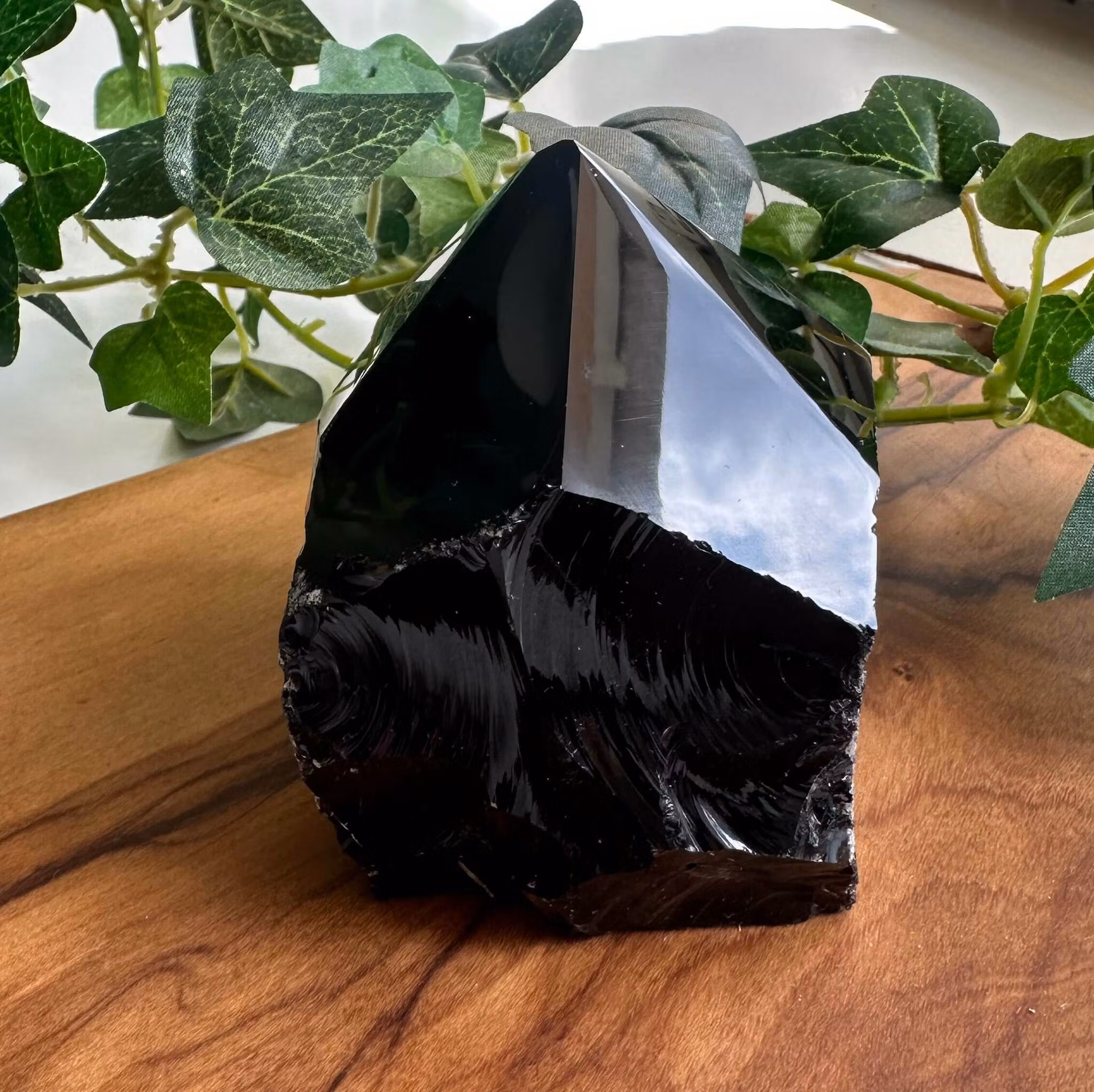 Obsidian halvrå spets - A