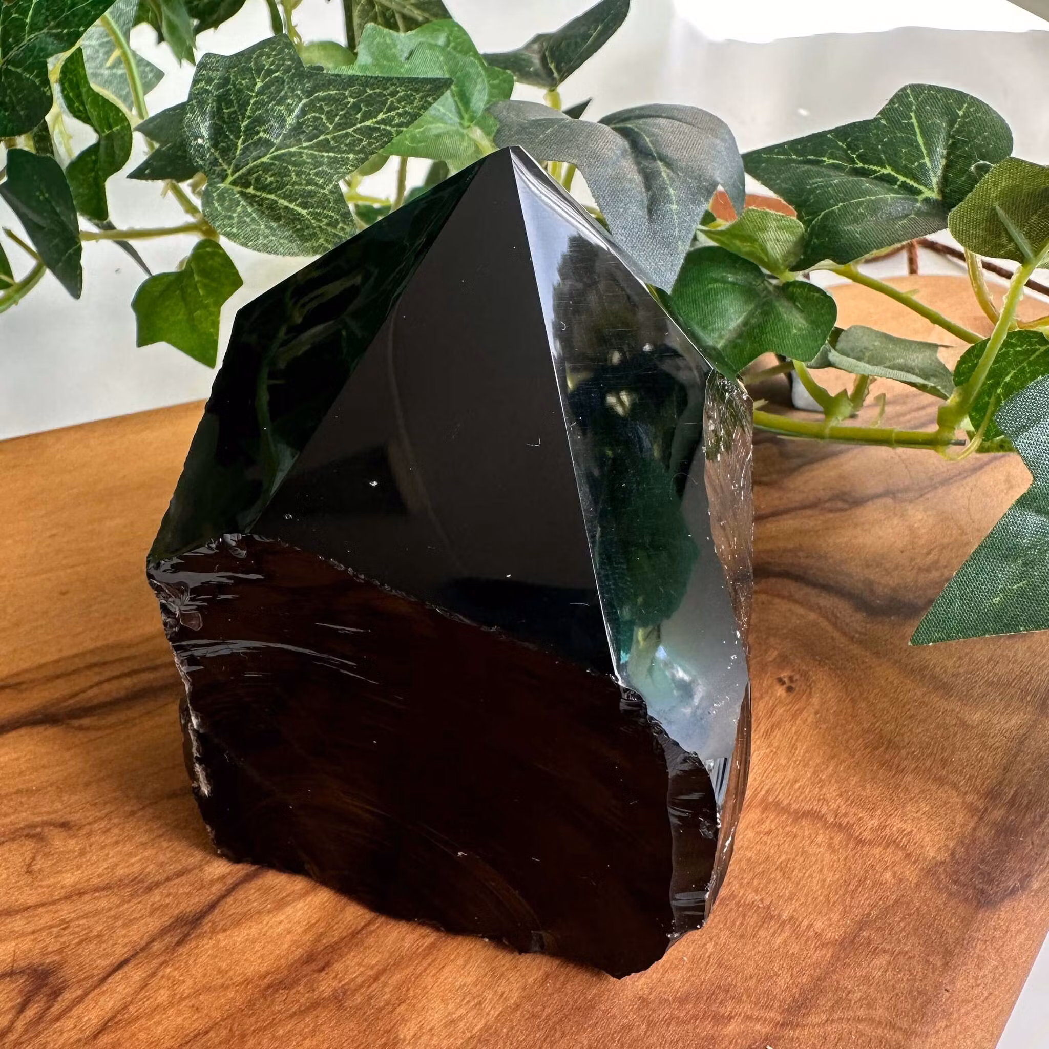 Obsidian halvrå spets - A
