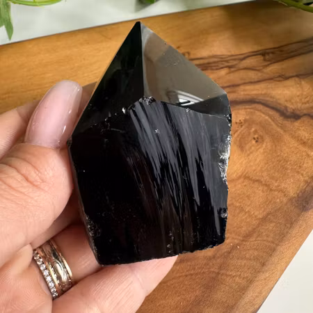 Obsidian halvrå spets - C