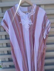 Marockansk kaftan - randig