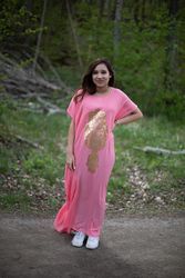 Marockansk klänning med Fatimas hand