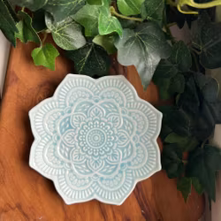 Mandala fat - turkos