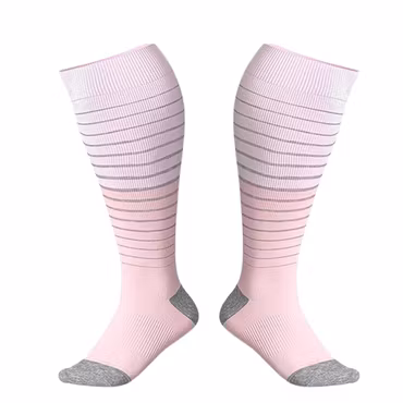 Kompressionsstrumpor XXL (Rosa/Lila)