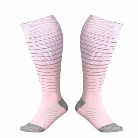 Kompressionsstrumpor XXL (Rosa/Lila)