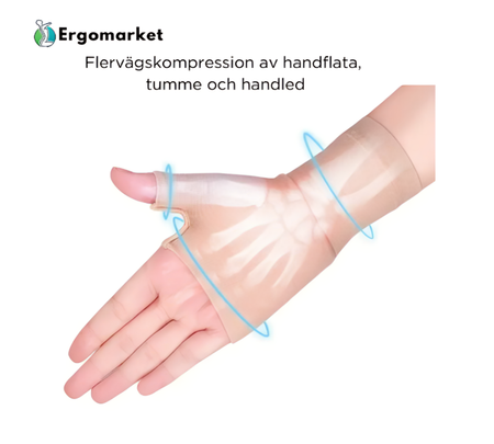 Fingerlösa handledsstödshandskar