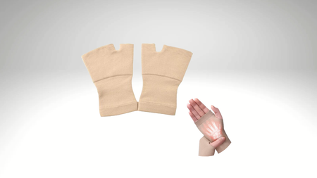 Fingerlösa handledsstödshandskar