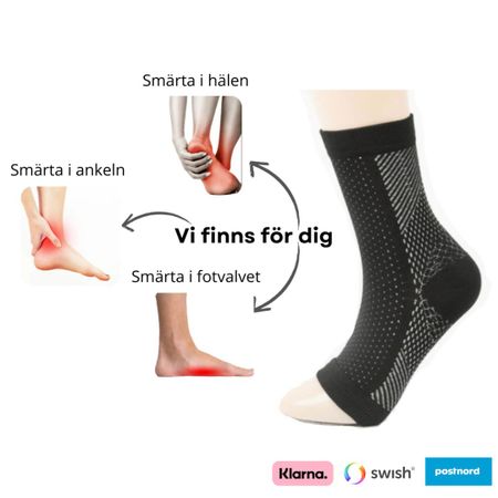 Kompressionsstrumpor för ankelstöd