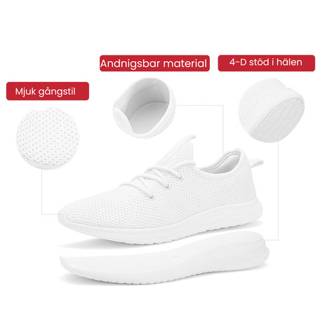 Barfotaskor för maximal komfort (vit)