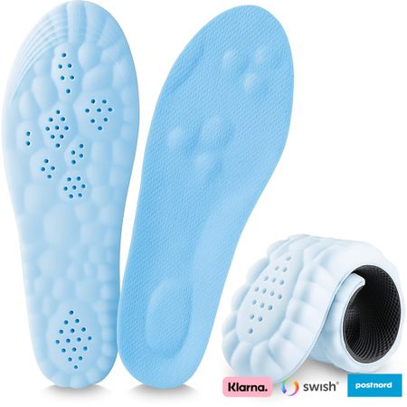 Skoinlägg 4D stöd (Mjuka bubblor)