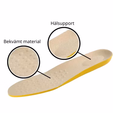 Ortopediska skoinlägg för träning