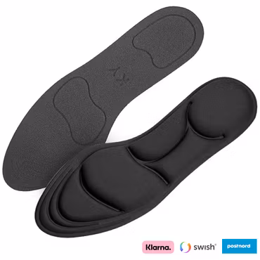 Mjuka stötdämpande skoinlägg 5D