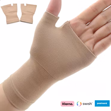 Fingerlösa handledsstödshandskar