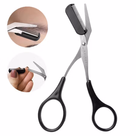 Ögonbrynssax med trimmer