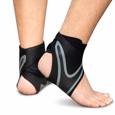 Ankelstöd med elastisk design