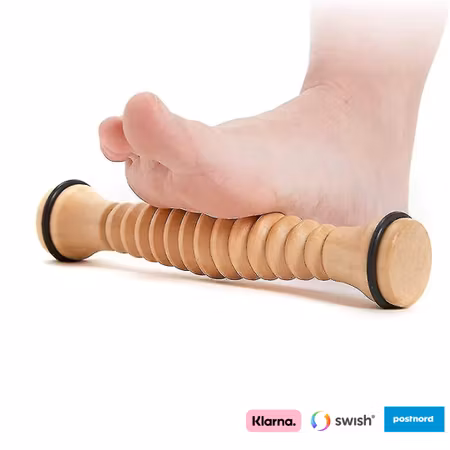 Fotmassagerulle i trä (1st)