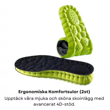 Komfortabel skoinlägg 3-pack