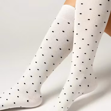 Kompressionsstrumpor (Svarta prickar)
