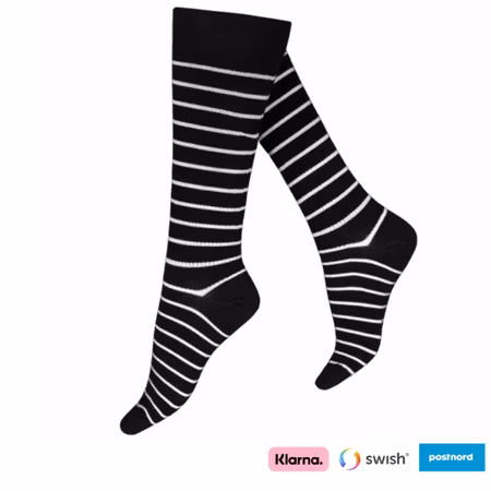 Kompressionsstrumpor (Svartvita)