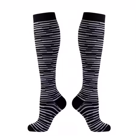 Kompressionsstrumpor (Svart & vit)