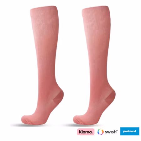 Kompressionsstrumpor (Bambu rosa)