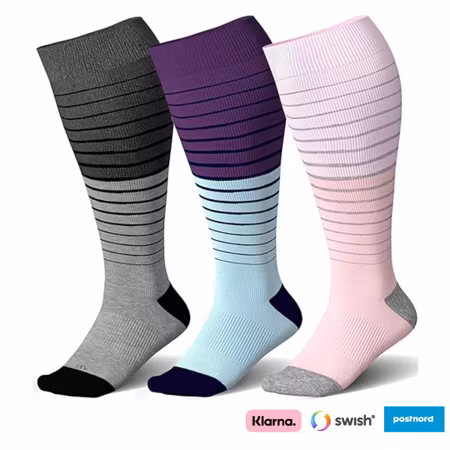 Kompressionsstrumpor (3-pack)
