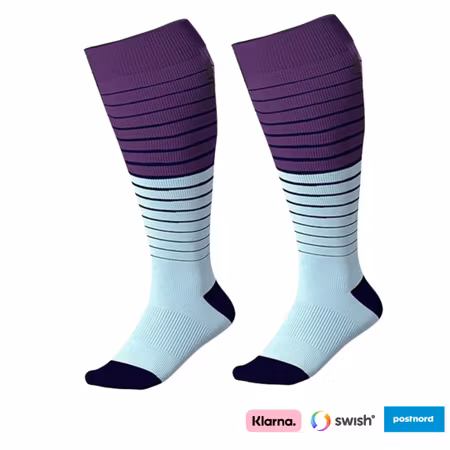 Lila kompressionsstrumpor (XXL)