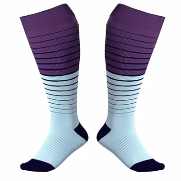 Lila kompressionsstrumpor (XXL)
