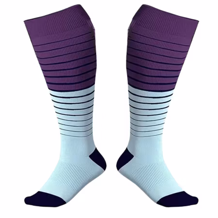 Lila kompressionsstrumpor (XXL)