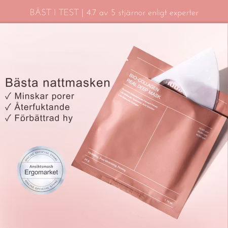 Collagen ansiktsmask 2-pack
