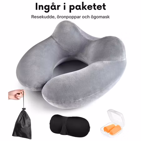 Uppblåsbar nackkudde (Kit)