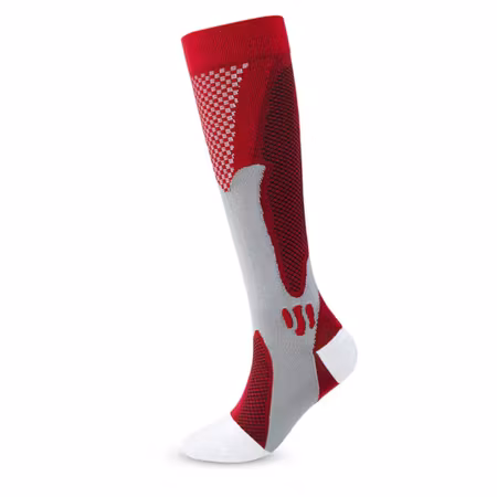 Stödstrumpor sport 2-pack (Röd/Grön)