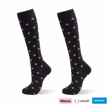 Kompressionsstrumpor (Guld hjärtan)