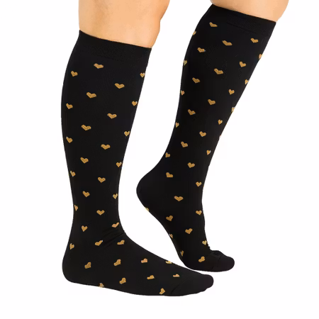 Kompressionsstrumpor (Guld hjärtan)