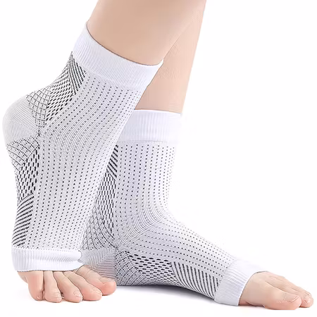 Ankelstrumpor kompression (vit)