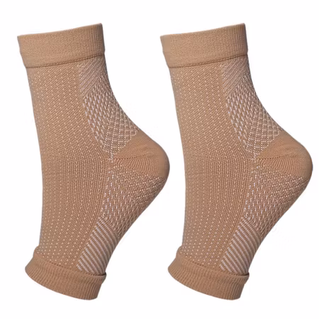 Ankelstrumpor kompression (beige)