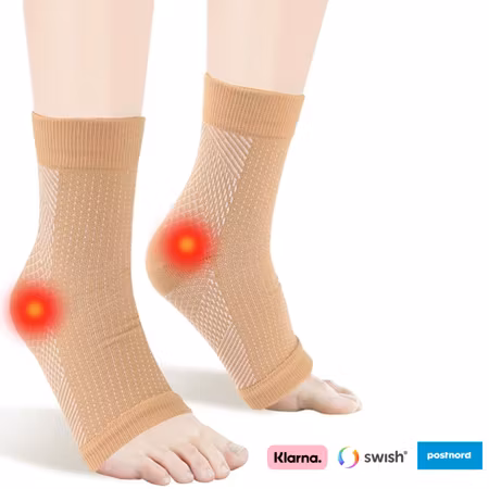 Ankelstrumpor kompression (beige)