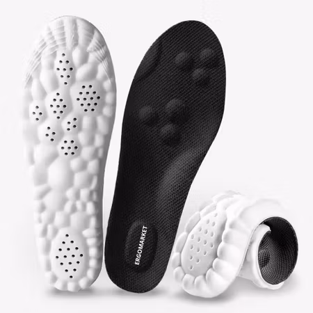 Mjuka 4D skoinlägg (stötdämpande)