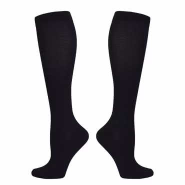 Svarta stödstrumpor