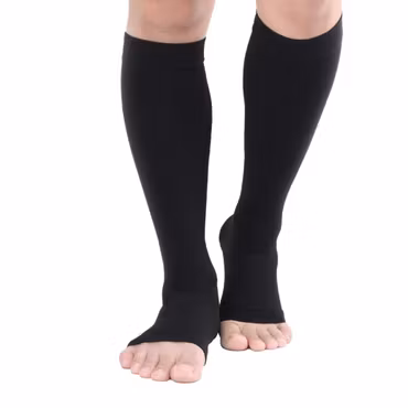 Stödstrumpor (Tåfri)