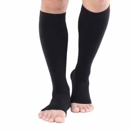 Stödstrumpor (Tåfri)