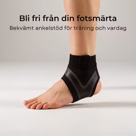 Ankelstöd med elastisk design