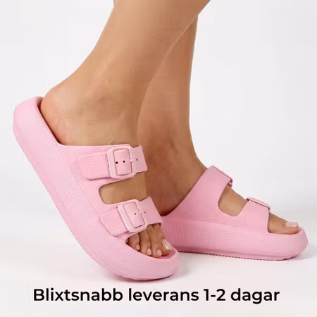 Mjuka moln tofflor (rosa)