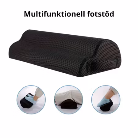 Ergonomiskt Fotstöd (svart)